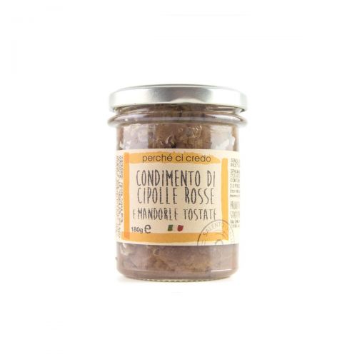 Condimento cipolle rosse e mandorle tostate - Puglia